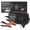 Φορτιστής μπαταρίας QOLTEC 52492 12V 2A με μικροεπεξεργαστή και αναγέννηση κυψελών