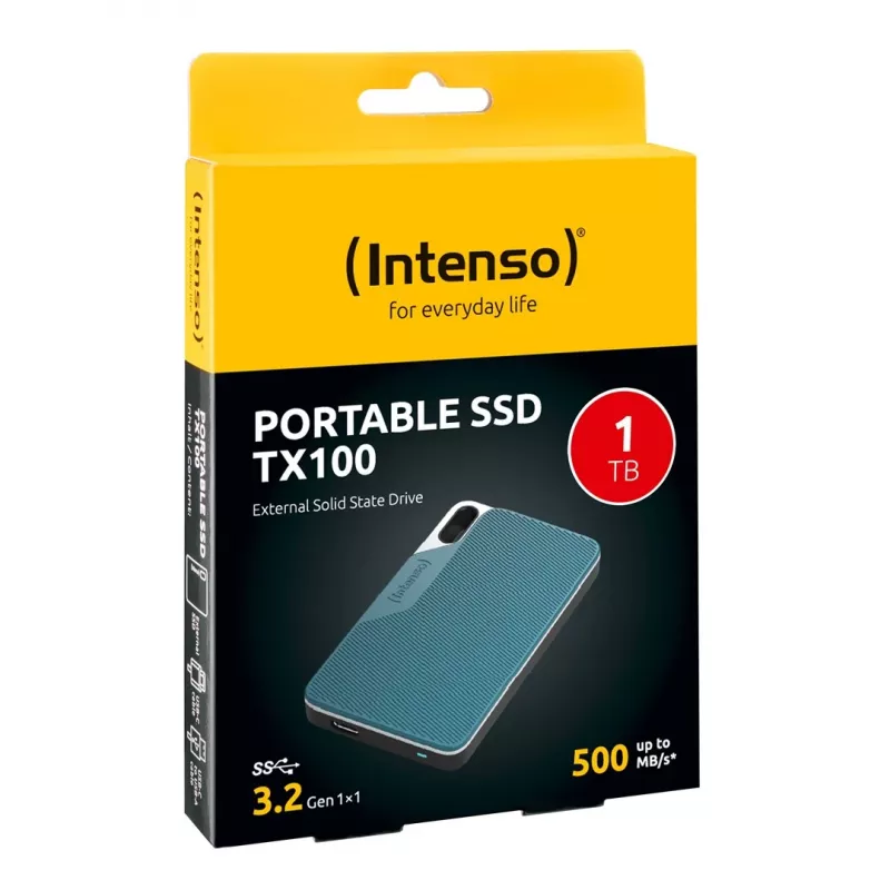 Intenso SSD TX100 1,8 ίντσες 1 TB USB 3.2 εξωτερικός