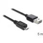Καλώδιο DeLOCK EASY-USB 2.0-A σε Micro-B 5m