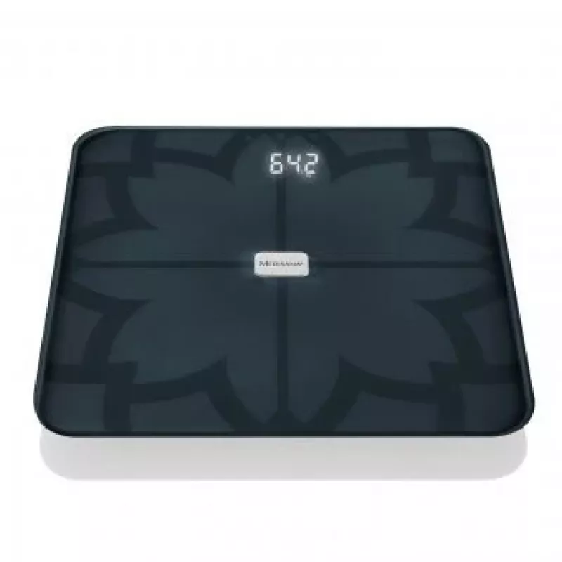Medisana BS 450 ζυγαριά ανάλυσης σώματος, μέγ. 180kg, μαύρο, Bluetooth, αισθητήρες ITO (40510)