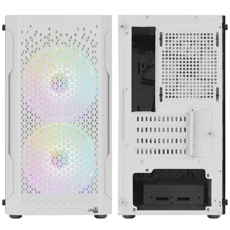 ATX AEROCOOL TRINITY MINI FRGB MICRO MINI TOWER ΚΟΥΤΙ ΜΕ ΓΥΑΛΙΝΟ ΠΛΑΪΝΙΚΟ (ΛΕΥΚΟ)