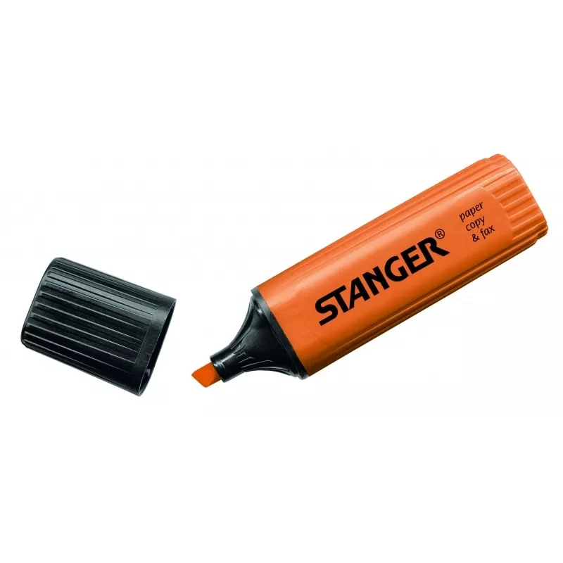 STANGER μαρκαδόρος υπογράμμισης, 1-5 mm, πορτοκαλί, 1 τεμ. 180002000
