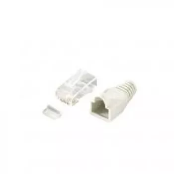 Equip Cat.6 Σετ βυσμάτων RJ45, RJ-45, διαφανές, λευκό, Cat6, χρυσό, 170 g, 11,7 mm