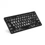 Πληκτρολόγιο Logickeyboard LKB-LPWB-BTON-DE Universal Bluetooth QWERTZ Deutsch μαύρο