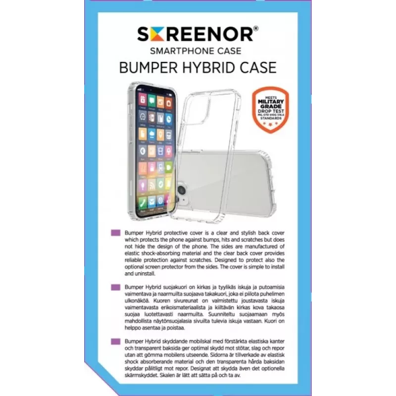 Screenor Bumper iPhone 16 MagSafe Διαφανές