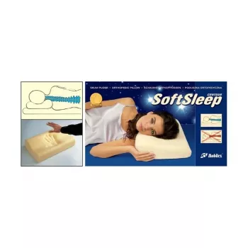Ορθοπεδικό μαξιλάρι Mobilex SoftSleep μεγέθους L, εργονομικός αφρός, 500×300×120 mm, πυκνότητα 50 kg/m³