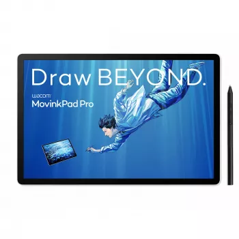 Wacom MovinkPad Pro 14, ενσύρματο και ασύρματο, 5080 lpi, 302 x 189 mm, USB/Bluetooth, 1 cm, Στυλό