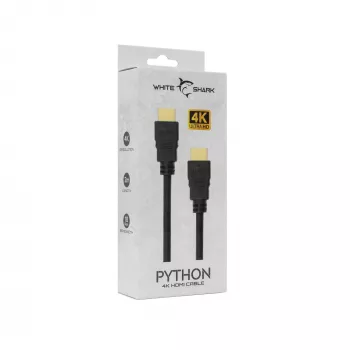 Καλώδιο HDMI White Shark Python 2.0 M/M 2m – 4K@60Hz