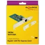 DeLock PCI Express Card > 1 x Gigabit LAN - Προσαρμογέας δικτύου - PCIe 2.1 Low-Profile - Gigabit Ethernet