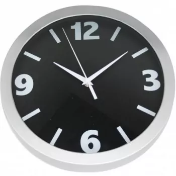 NXT-Uhr 13800 Small Numbers, Ø30 cm, Επιτοίχιο, Μαύρο