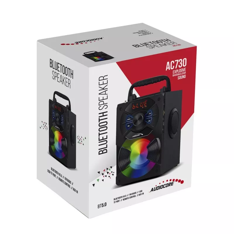 Ηχείο Bluetooth Audiocore AC730, Μαύρο