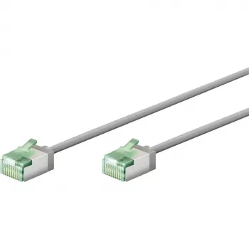 Goobay Ultra-Flexibles CAT 8.1 Καλώδιο δικτύου λεπτό U/FTP Γκρι - εξαιρετικά κοντό αρσενικό 99,9% (74349)