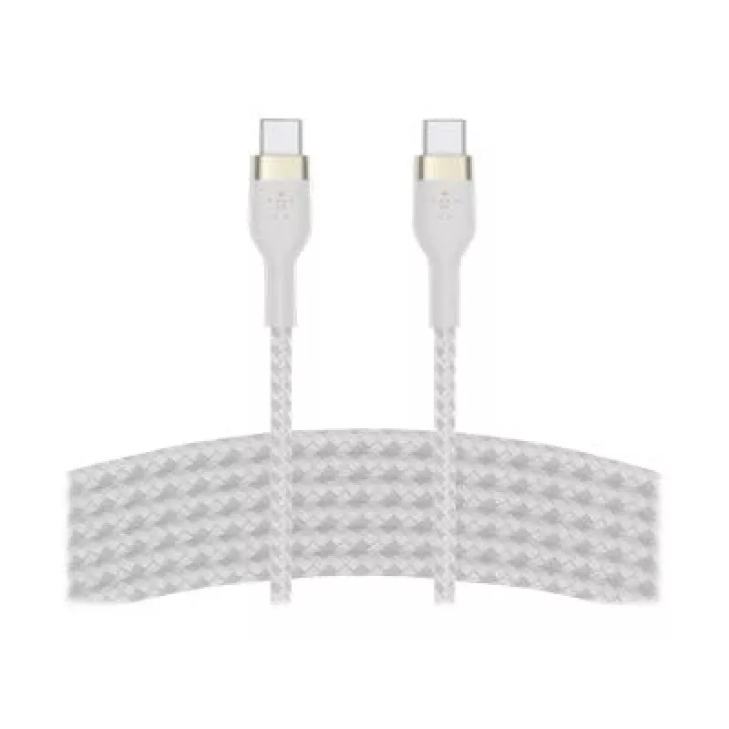 Belkin BOOSTCHARGE PRO Flex Καλώδιο USB 3 m USB 2.0 USB C λευκό (CAB011BT3MWH)