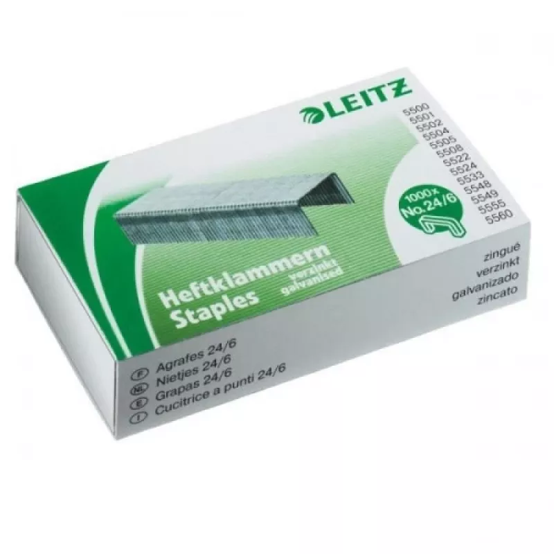 Συνδετήρες Leitz, 24/6 (1000) 1103-106
