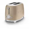 Τοστιέρα Smeg 50's Style TSF01CHMEU 2 φέτες χρυσό 950W
