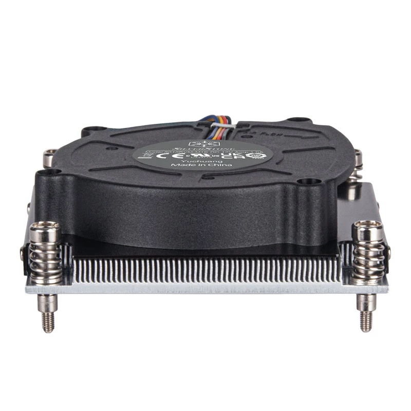 Αερόψυκτρα επεξεργαστή SILVERSTONE SST-XE01-1700A — ανεμιστήρας 8 cm, 1000–5500 U/min, διπλό ρουλεμάν, μαύρο