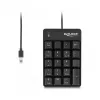 Delock 12108 Αριθμητικό πληκτρολόγιο USB Type-C, 19 πλήκτρα, μαύρο
