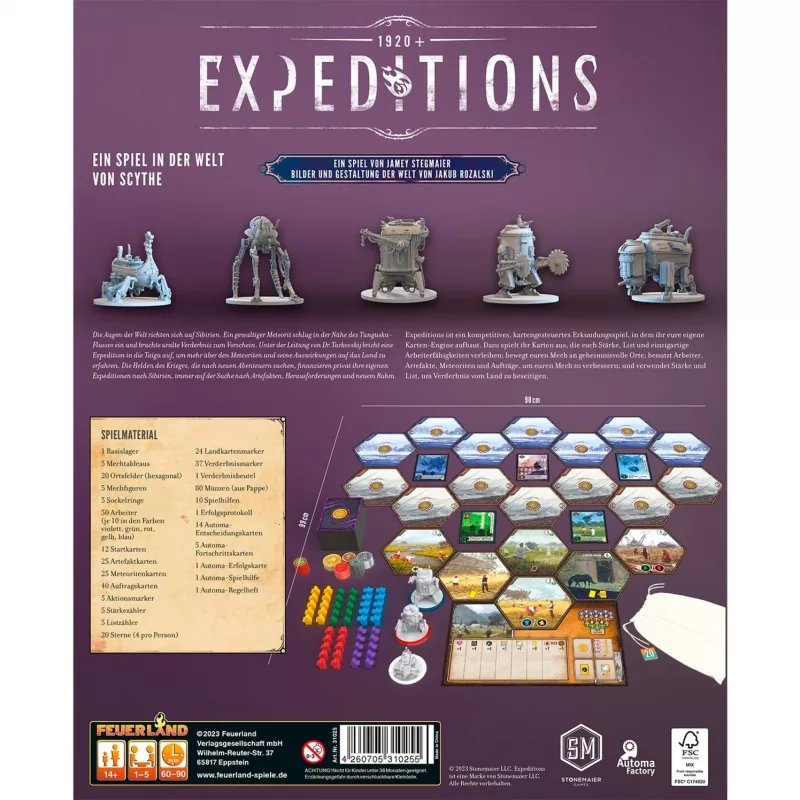 Expeditions, Επιτραπέζιο παιχνίδι