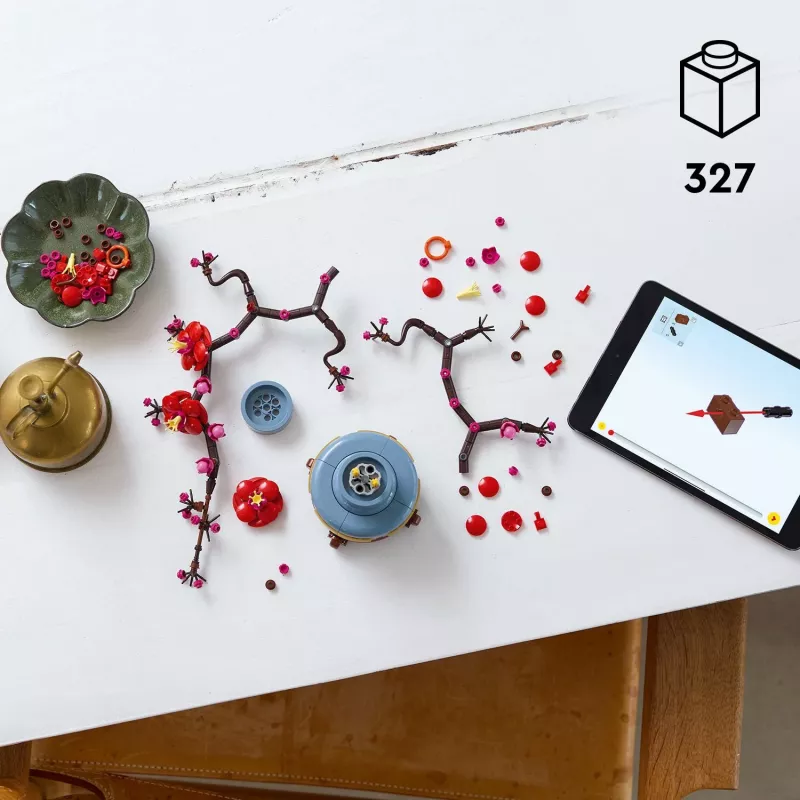 LEGO Icons Σετ διακόσμησης άνθη δαμασκηνιάς 10369, πολύχρωμο