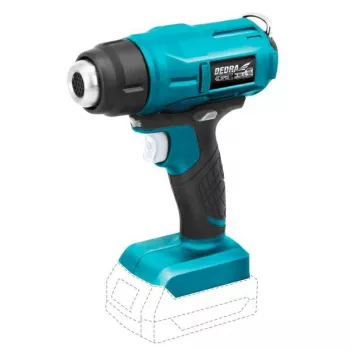 Πιστόλι Θερμού Αέρα Dedra DED7058 2000W με Ρυθμιζόμενη Θερμοκρασία