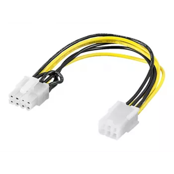 Wentronic Goobay εσωτερικό καλώδιο τροφοδοσίας PC - PCI Express 6-pin θηλυκό > PCI Express 8-pin θηλυκό (93635)