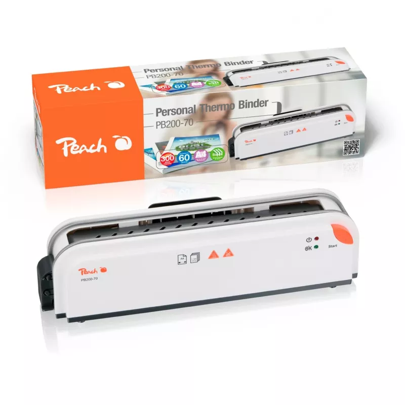 Peach PB200-70 Θερμοκολλητήρας 60 s 300 φύλλα Λευκό