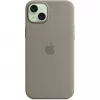 Θήκη σιλικόνης Apple iPhone 15 Plus MagSafe Clay