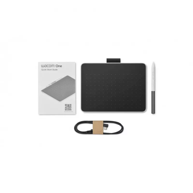 Wacom One S CTC4110WLW2B πινακίδα σχεδίασης με γραφίδα, 152 x 95 mm, USB-C, Bluetooth