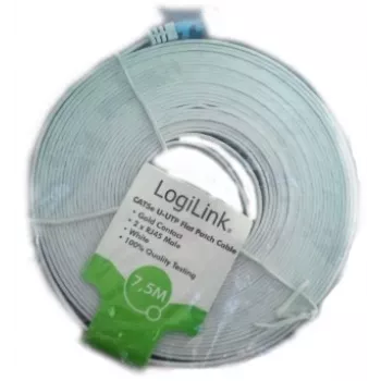 Καλώδιο δικτύου LogiLink CAT5e UTP RJ-45 15m Λευκό