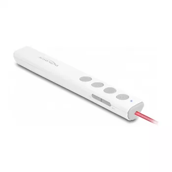 DeLOCK USB Laser Presenter, λευκό, ασύρματο, δέκτης USB-RF Nano