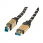 ROLINE Gold - καλώδιο USB - USB Type-A (M) σε USB Type-B (M)