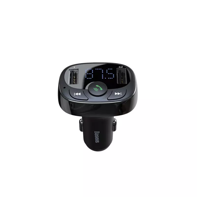 Πομποδέκτης FM Baseus SUP0004410 87,5–108 MHz Bluetooth USB μαύρο