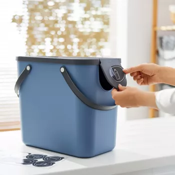 Rotho Albula κάδος διαλογής απορριμμάτων, 25 l, μπλε