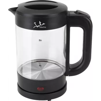 Jata HA702 ηλεκτρικός βραστήρας, 1,2 l, 1500 W, βοριοπυριτικό γυαλί, ασύρματος, μαύρος