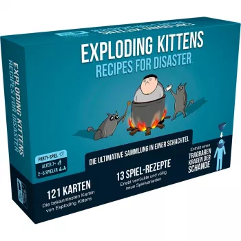 Exploding Kittens - Recipes for Disaster, Παιχνίδι με κάρτες