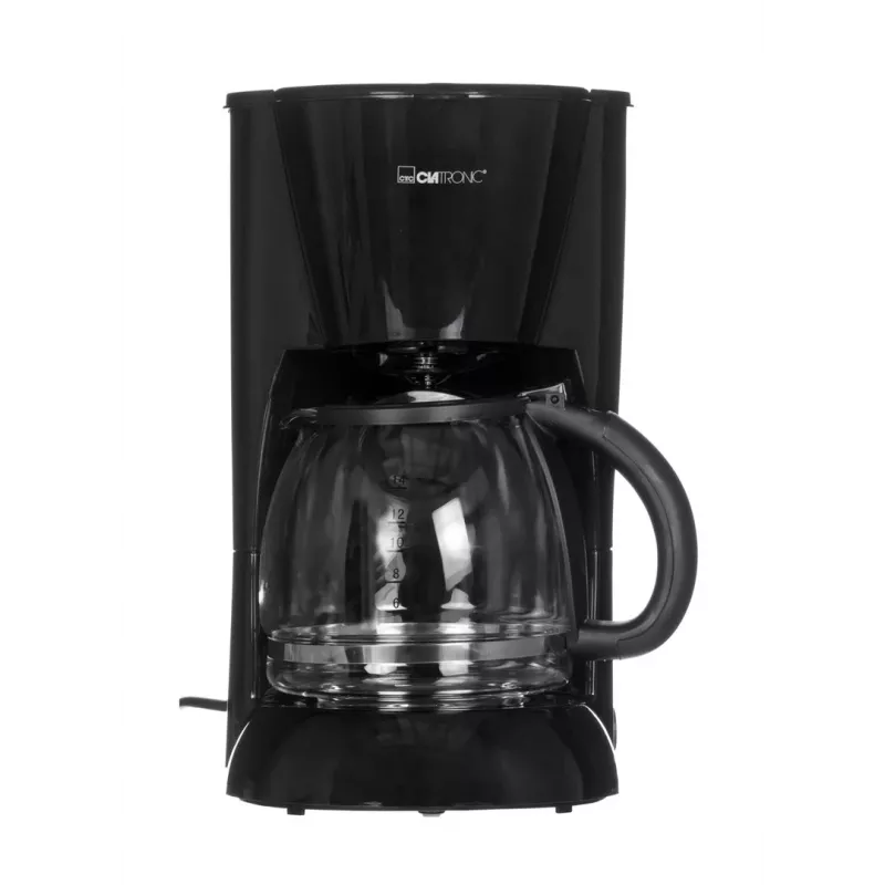 Φίλτρου καφετιέρα CLATRONIC KA 3473, 1,5 l δοχείο νερού, χωρητικότητα 14 φλιτζάνια, μαύρο