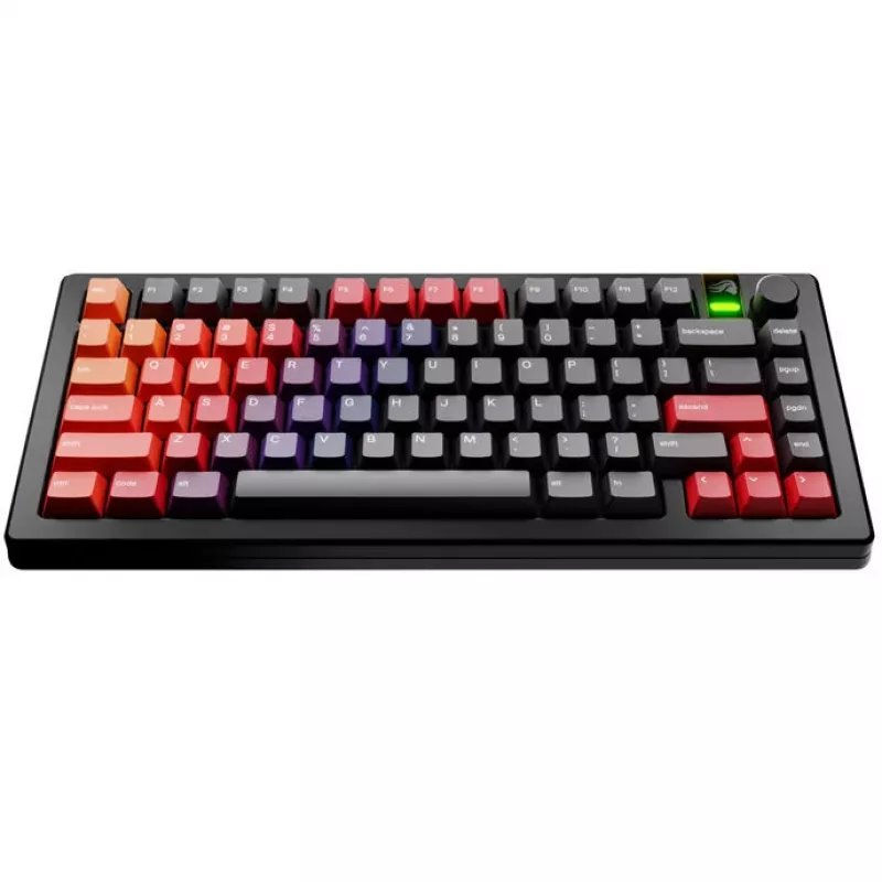 Keycaps GLORIOUS GPBT Gradient Celestial Fire PBT Dye-Sub Διάταξη ANSI