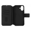 Δερμάτινη θήκη για iPhone 16, μαύρη