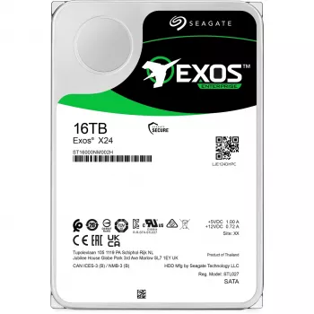 Seagate Exos X24 εσωτερικός σκληρός δίσκος 16 TB 7200 RPM 512 MB 3,5 ιντσών Serial ATA III