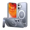 Θήκη Torras Pstand Series για iPhone 16 Plus (Titanium γκρι)