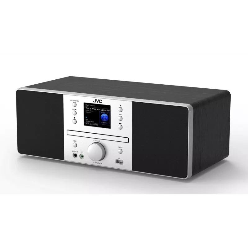 JVC RD-E874B Ηχοσύστημα All-in-One, ραδιόφωνο Internet/DAB+/FM, CD, Bluetooth, 20 W, μαύρο