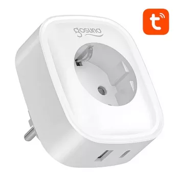 Έξυπνο βύσμα Gosund SP6 16A με USB-C 20W – πρίζα ελεγχόμενη μέσω Wi-Fi για οικιακό αυτοματισμό
