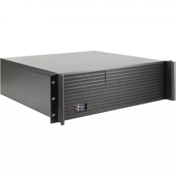 Rack διακομιστή Inter-Tech 3U-K-340L μαύρο ATX ανεμιστήρας 60mm