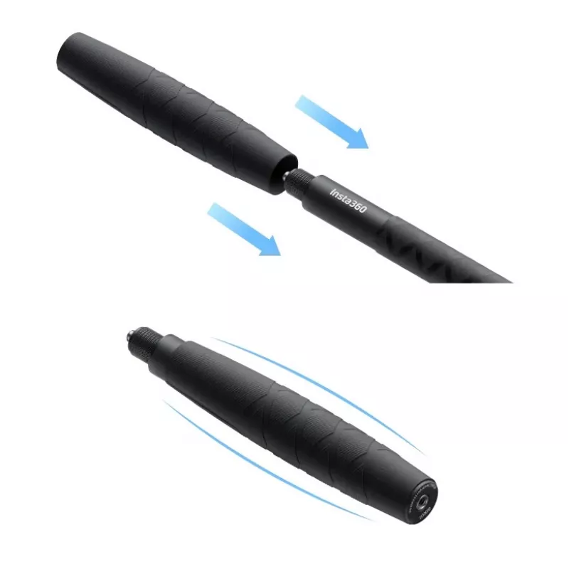 Insta360 CINSCAVG Selfie-Stick κάμερα μαύρο