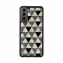 Προστατευτική θήκη iKins για Samsung Galaxy S21+ — σχέδιο πυραμίδες, μαύρο