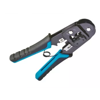 Alantec NI024 Πένσα πρέσας καλωδίων Crimping tool Μαύρο, Μπλε