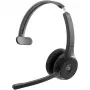 721 Wireless Single ON-EAR Headset USB-A BUNDLE-CARBON μαύρο