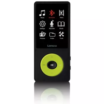 MP3 player Lenco Xemio-860GN 8 GB Μαύρο/Λαχανί LCD 18h αναπαραγωγή