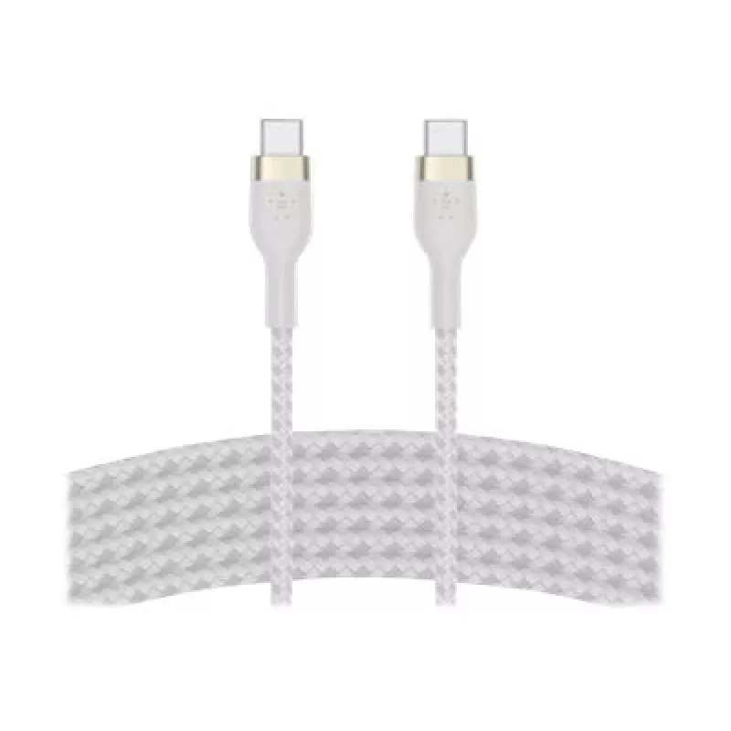 Belkin BOOSTCHARGE PRO Flex Καλώδιο USB 3 m USB 2.0 USB C λευκό (CAB011BT3MWH)