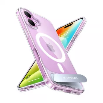 Διάφανη προστατευτική θήκη για iPhone 16 Torras PSTAND SERIES X00FX1932